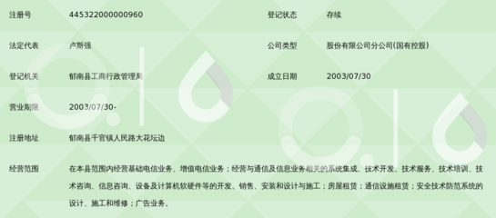 中國電信股份郁南千官營銷服務中心 計算機軟硬件技術開發與銷售的創新實踐